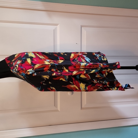 LIZ LANGE color splash open cardigan - Picture 5 of 11